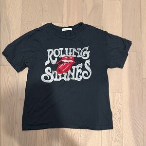 Daydreamer Kids Black Rolling Stones Tee